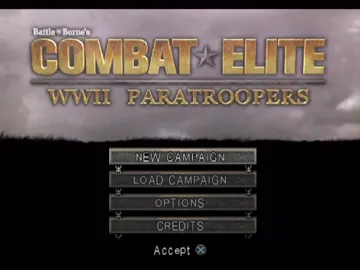 Combat Elite - WWII Paratroopers screen shot title
